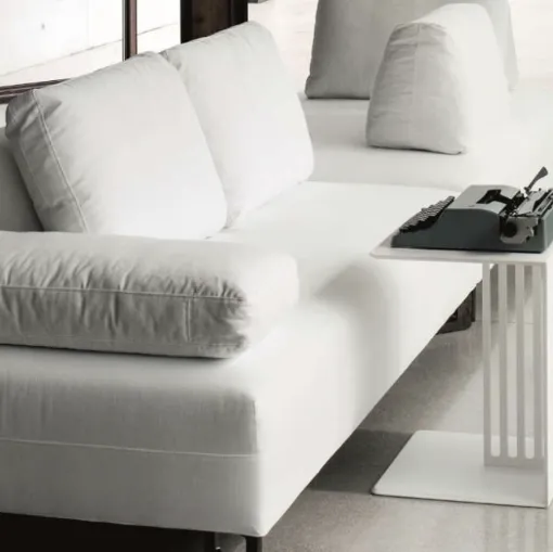 Tavolino da divano Jo in laminato Bianco di Deas