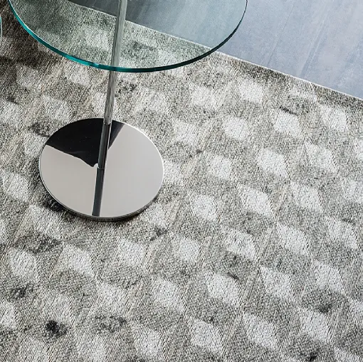 Tappeto Rubik in tessuto di cotone e ciniglia di Cattelan Italia