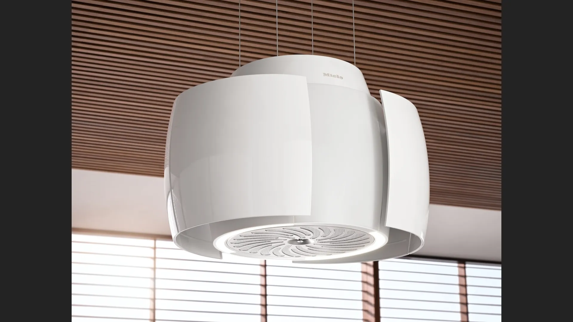 Cappa Aspirante di design DA7378D Aura Ambient con comandi solo Smart di Miele