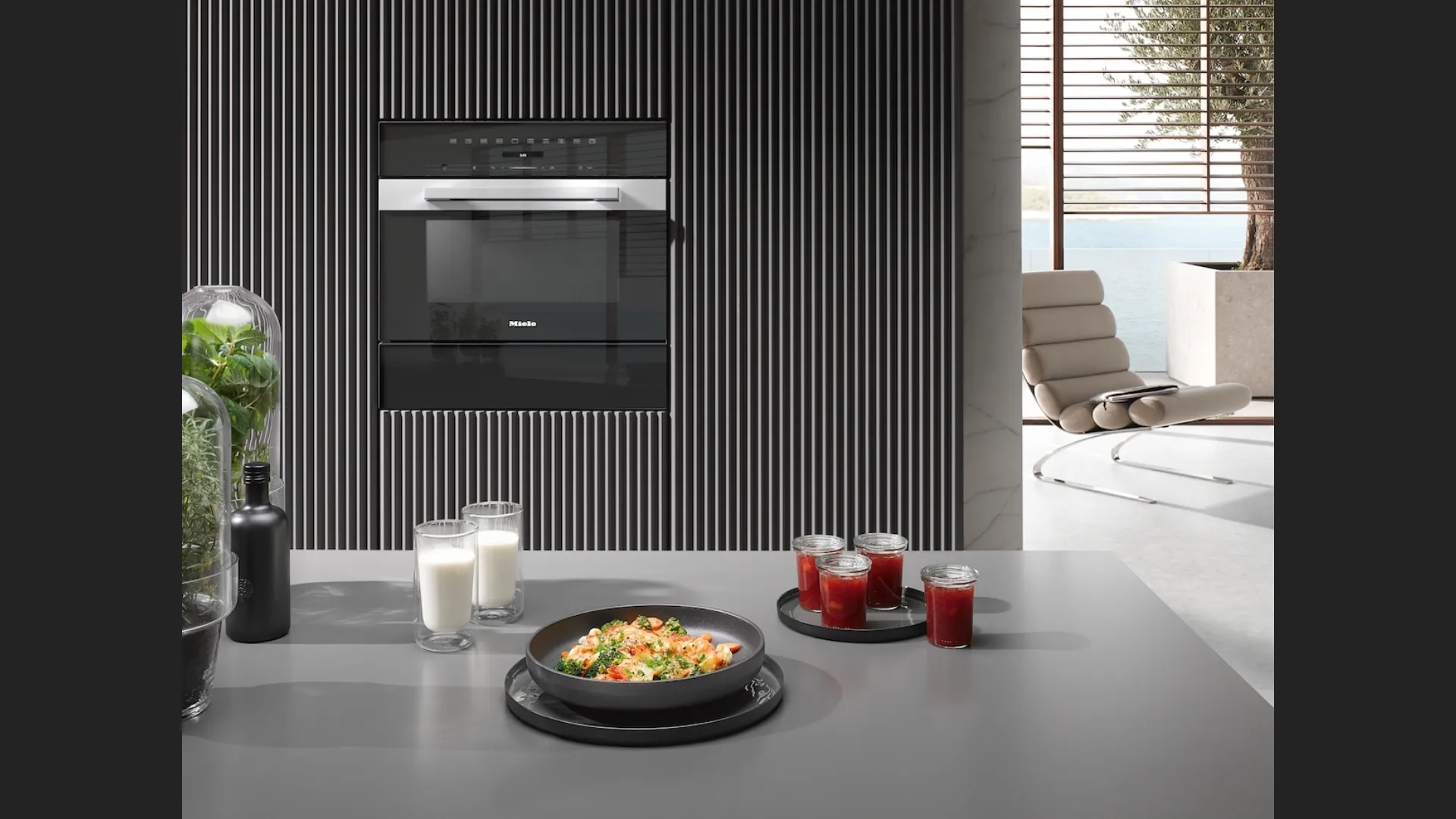 Forno a microonde da incasso M7244TC di Miele