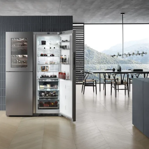 Frigo Congelatore KWNS28462E posizionamento libero con Ice Maker di Miele
