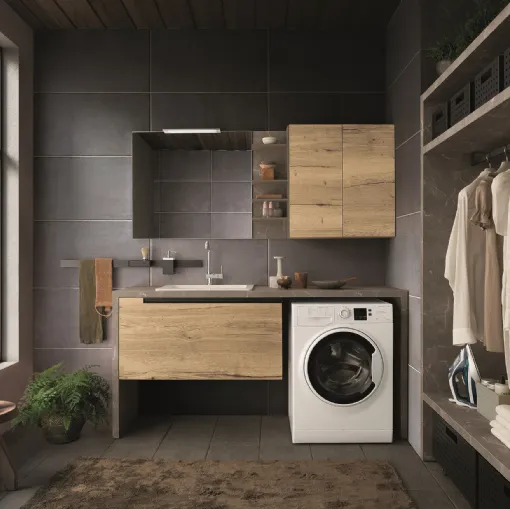 Mobile da Bagno in melaminico e HPL Laundry 04 di Archeda