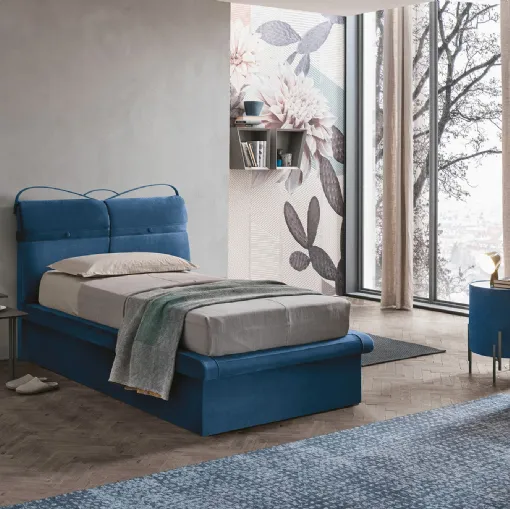 Letto singolo Corfù Plus con box contenitore di Target Point