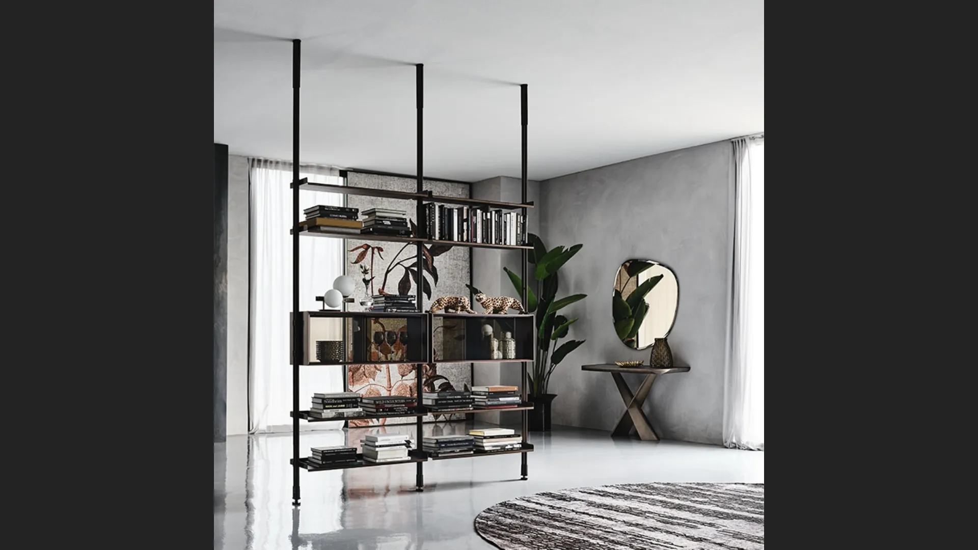 Libreria divisoria Freeway di Cattelan Italia