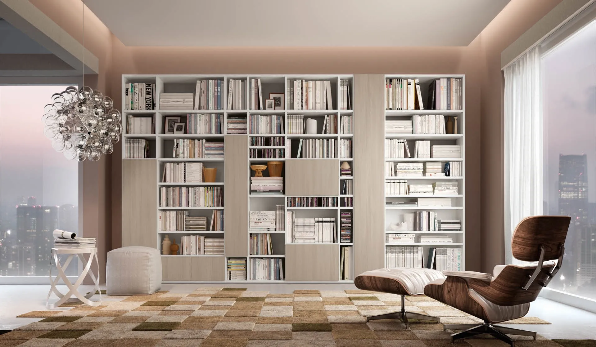 Libreria Living 75D di Ferrimobili