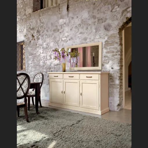 Madia in legno a 3 ante e 3 cassetti Galizia di Tonin Casa 