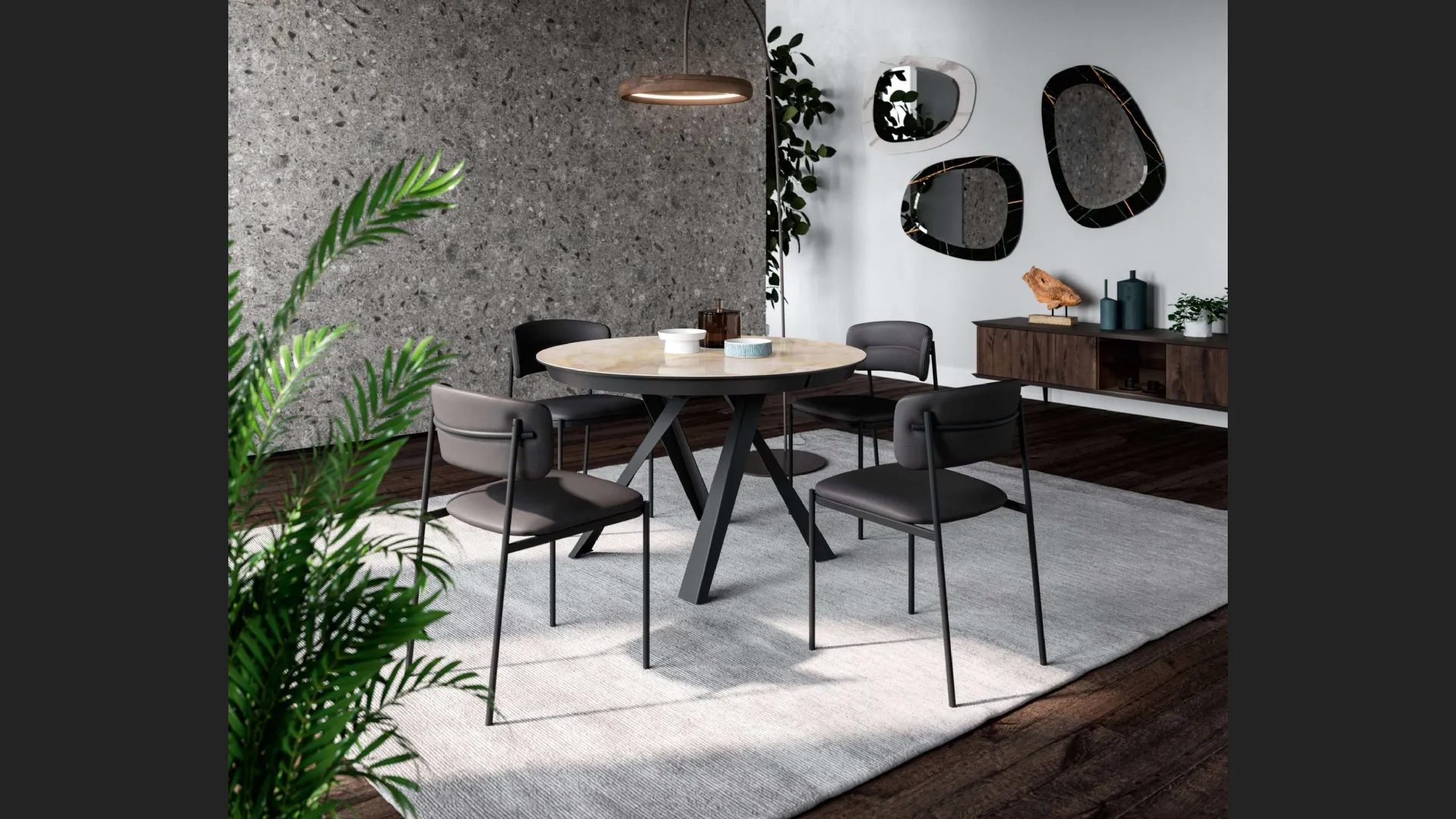 Sedia di design Ego di Ozzio