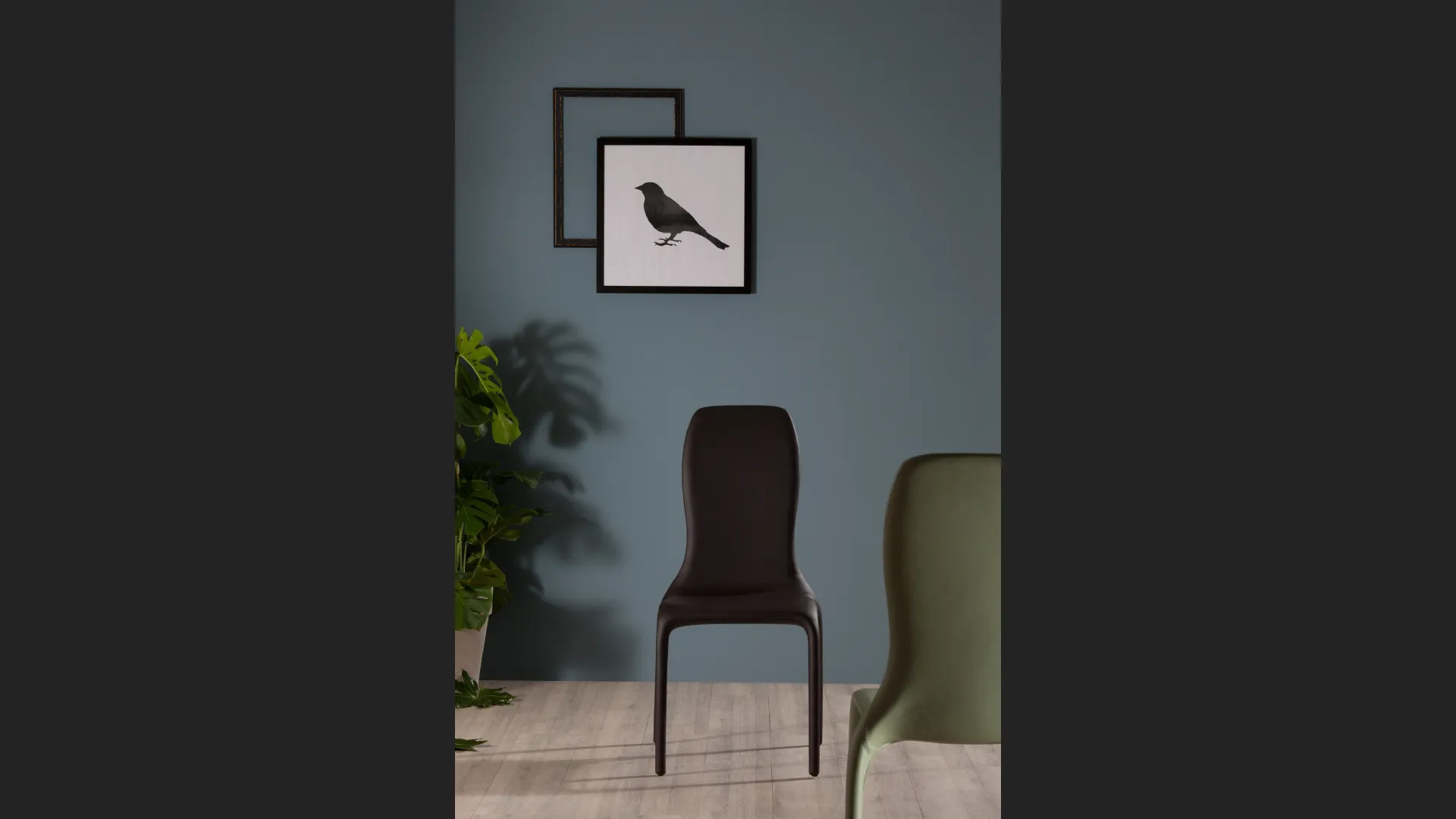 Sedia di design Lisetta con seduta in poliuretano schiumato di Tonin Casa