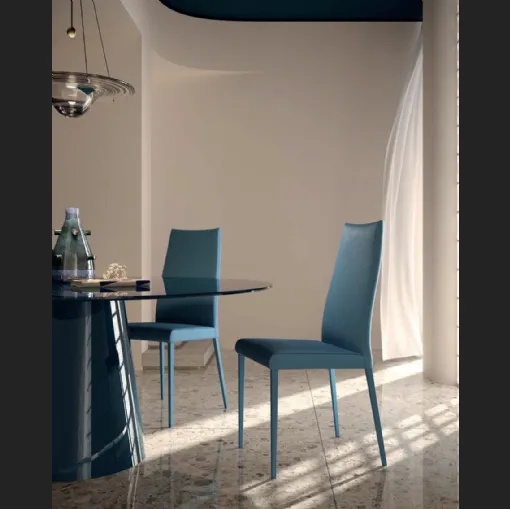Sedia in pelle Nice de Di Lazzaro
