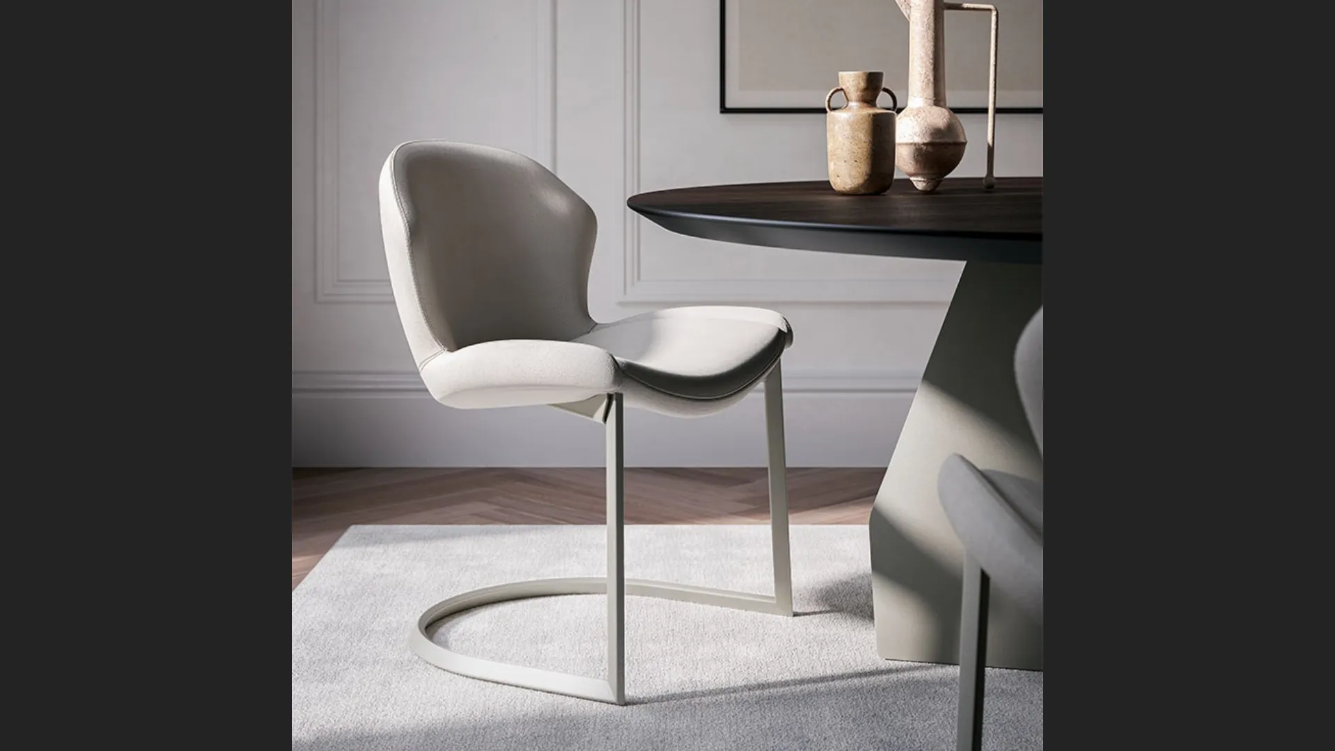 Sedia Rachel Cantilever di Cattelan Italia