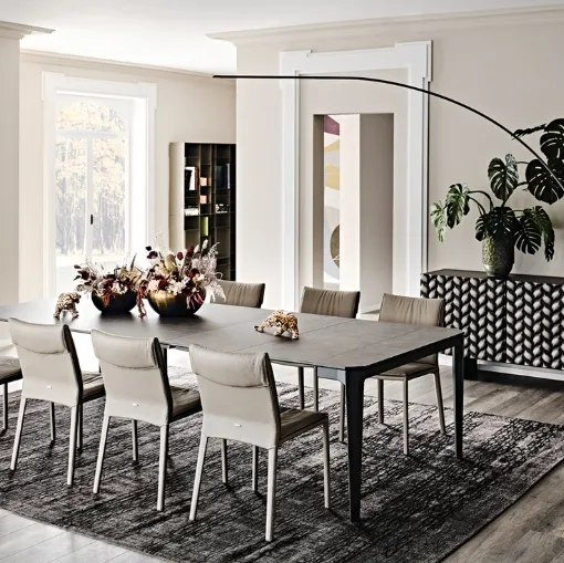 Consolle allungabile con piano in laminato Nemo di Cattelan Italia